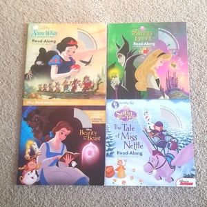 Four Disney Princess Read Along Books